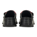 BLACK X SUICOKE MOK MOCASSINS CURB SLIDES