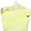 WHITE/FLOURESCENT YELLOW BASKETS CURB SNEAKERS