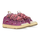 FUSCHIA CURB SNEAKERS