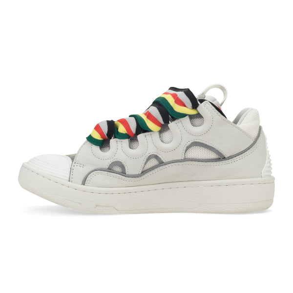 WHITE CURB LIGHT SNEAKERS