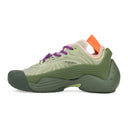 BROWN/GREEN FLASH-X SNEAKERS