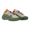 BROWN/GREEN FLASH-X SNEAKERS