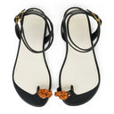 BLACK SANDALES BIJOUX MELODIE PUMPS