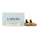 MAROON BALLERINE AVEC RAFIA FLATS