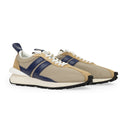 BEIGE/BLUE BUMPER SNEAKERS