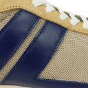 BEIGE/BLUE BUMPER SNEAKERS