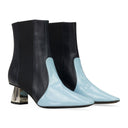 BLUE/BLUE M&E ANKLE BOOTS