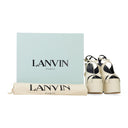 WHITE SMILE 105 PLATFORM SANDALS HEELS