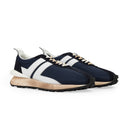 BLUE/WHITE RUNNING EN TISSU SNEAKERS