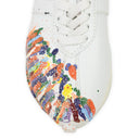 WHITE/MULTICOLOR BUMPER SNEAKERS