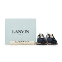 BLUE/WHITE RUNNING EN TISSU SNEAKERS