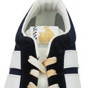BLUE/WHITE RUNNING EN TISSU SNEAKERS