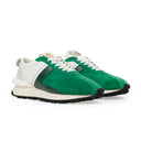 GREEN/WHITE BUMPR SNEAKERS