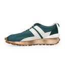 GREEN/WHITE BUMPR SNEAKERS
