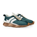 GREEN/WHITE BUMPR SNEAKERS