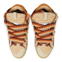 PINK/YELLOW CURB SNEAKERS