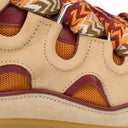 PINK/YELLOW CURB SNEAKERS