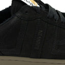 BLACK CLAY LOW TOP SNEAKERS