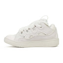WHITE/WHITE CURB SNEAKERS