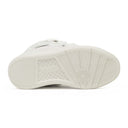 WHITE/WHITE CURB SNEAKERS