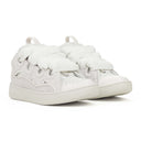 WHITE/WHITE CURB SNEAKERS
