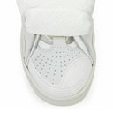 WHITE/WHITE CURB SNEAKERS