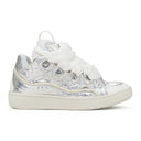 SILVER CURB SNEAKERS