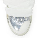 SILVER CURB SNEAKERS