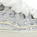 SILVER CURB SNEAKERS