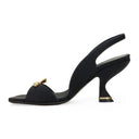 BLACK RITA 80 SANDALS PUMPS