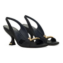 BLACK RITA 80 SANDALS PUMPS