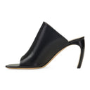 BLACK BANANA 80MM MULES HEELS