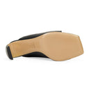 BLACK BANANA 80MM MULES HEELS