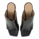 BLACK BANANA 80MM MULES HEELS