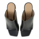 BLACK BANANA 80MM MULES HEELS
