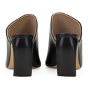 BLACK BANANA 80MM MULES HEELS