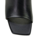 BLACK BANANA 80MM MULES HEELS