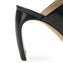 BLACK BANANA 80MM MULES HEELS