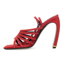 RED J 105MM SANDALS HEELS