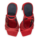 RED J 105MM SANDALS HEELS