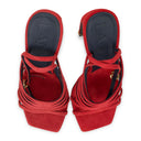 RED J 105MM SANDALS HEELS