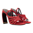 RED J 105MM SANDALS HEELS