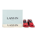 RED J 105MM SANDALS HEELS