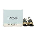 BLACK J 105MM SANDALS HEELS