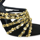BLACK J 105MM SANDALS HEELS
