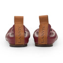 BROWN BALLERINA FLATS