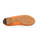 ORANGE BALLERINA FLATS