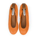 ORANGE BALLERINA FLATS