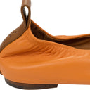 ORANGE BALLERINA FLATS