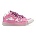 PINK/WHITE BASKETS CURB SNEAKERS